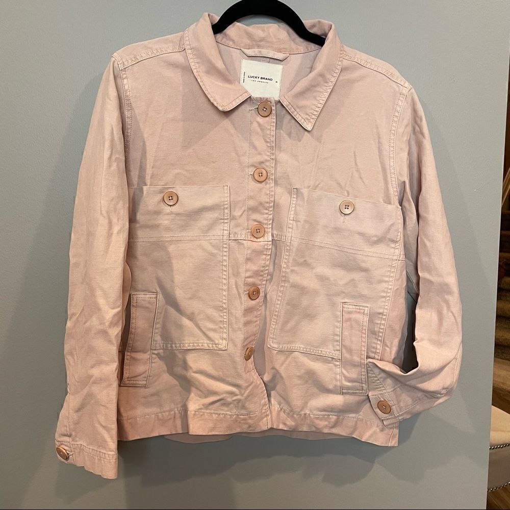 Lucky Brand Blush Utility Coat Medium